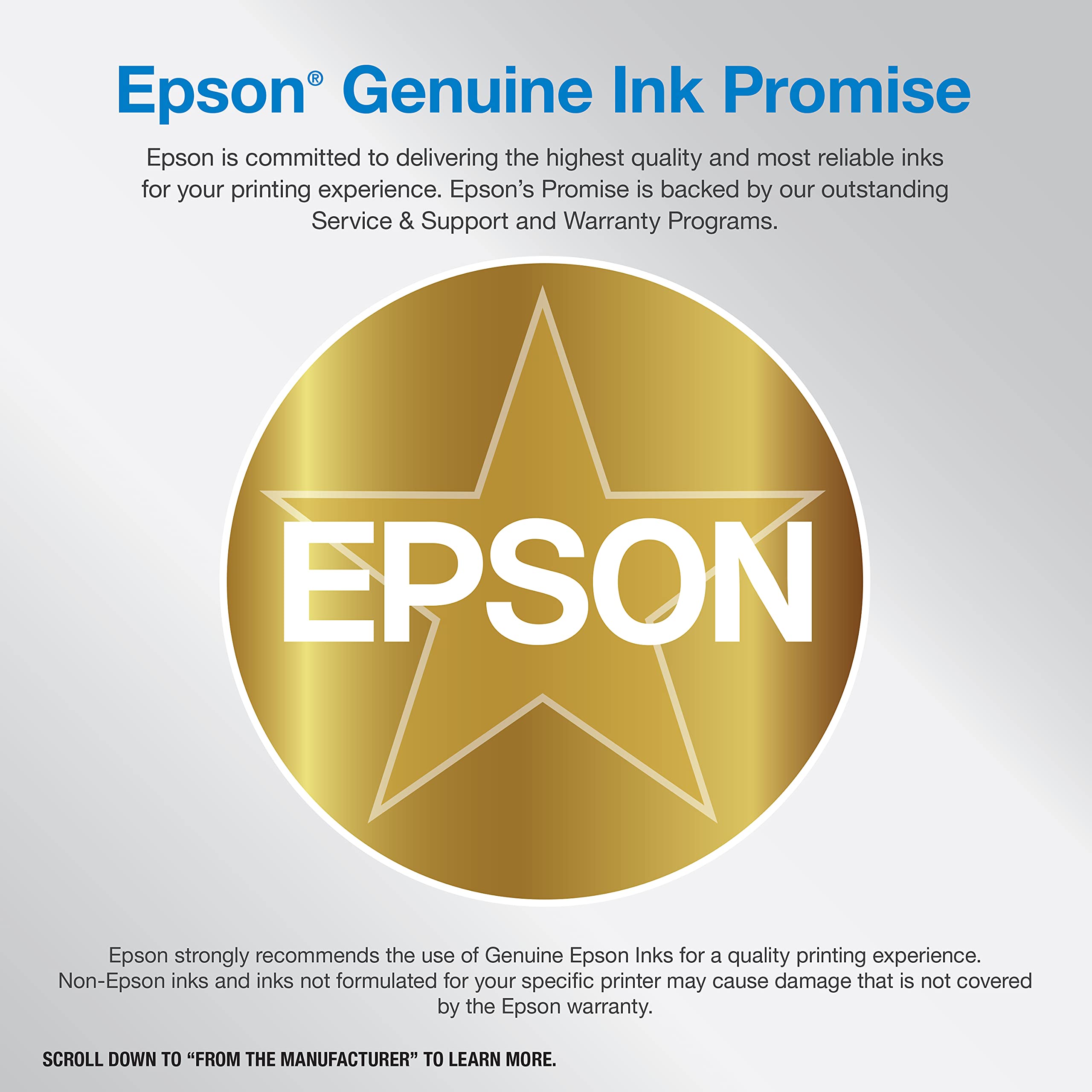 Epson EcoTank ET-2800 Wireless Color All-in-One Cartridge-Free Supertank with Scan and Copy, The Ideal Basic Home Printer - White